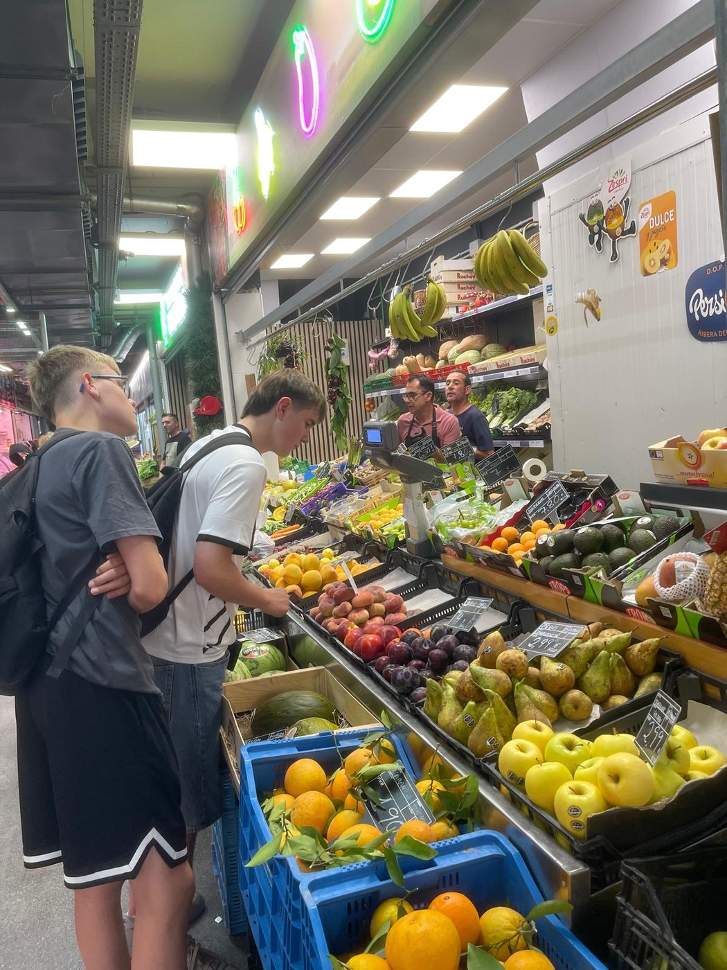 Eindr&uuml;cke vom traditionellen Mercado de Abastos de Ver&oacute;nicas.